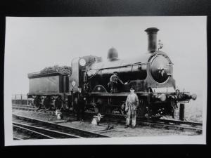 NBR or CR ? Steam Locomotive No.124 RP Photocard