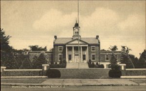 Glen Rock NJ Municipal Bldg Postcard 