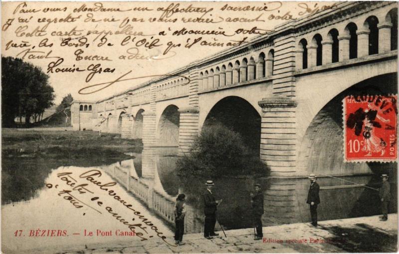 CPA BEZIERS - Le Pont Canal (518884)