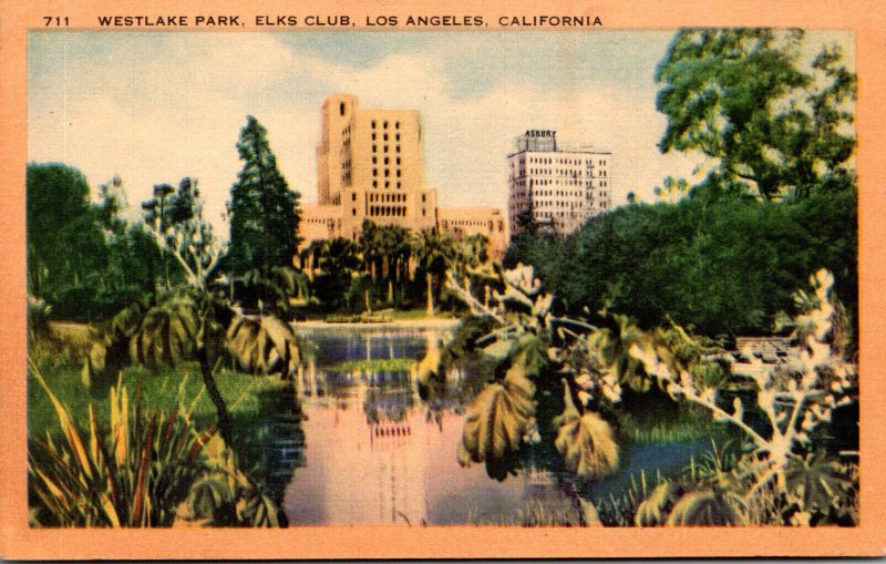 California Los Angeles Westlake Park Elks Club