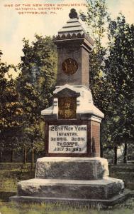 Gettsyburg Pennsylvania Monuments National Cemetery Antique Postcard K31481