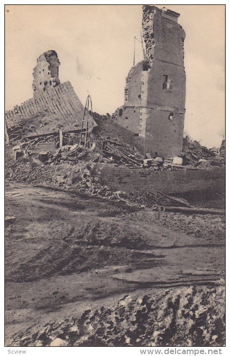 Ruins, ROCQUIGNY (Aisne), France, 1900-1910s