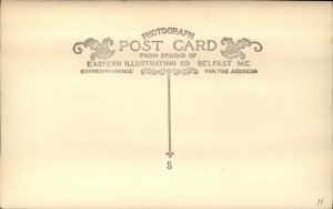 Strong ME Richards Garage FORD CHEVY NASH SIGNS Real Photo Postcard