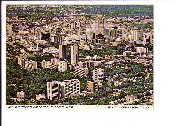 Aerial, South West, Winnipeg, Manitoba