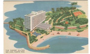 Postcard The Caribe Hilton San Juan Puerto Rico