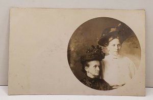 RPPC Victorian Women c1910 Minnesota Area Hall or Hustad Family Postcard B16
