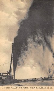 Pecos Valley Oil Well near Carlsbad - Carlsbad, New Mexico NM Postcard