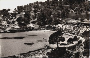 Spain Mallorca Palma Playa de Liletas Vintage RPPC C050