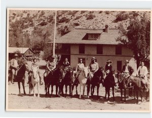 Postcard A Small Horse Party, Chiricahua National Monument, Faraway Ranch, AZ