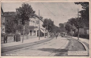 Shops By Spring Road Fountain Isleworth Middlesex Postcard Please Read