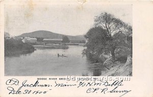 Moose River Bridge - Jackman, Maine ME  