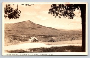 Moat Mountain from Bald Hill Conway NH RPPC Vintage Postcard