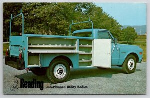 Chevrolet Truck And A Reading Job Planned Utility Body Checy Adv Postcard B44