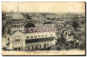 Postcard Old Tours Basilica St. Martin and Tours