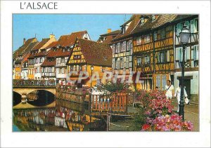 Modern Postcard Colmar (Haut Rhin) Quai de la Borde Fish houses Picturesque