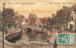 Belgium, Gand, Ghent, Vielle Flandre, Quai de Walbourg