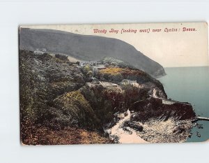 Postcard Woody Bay (looking west) England
