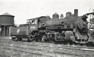 Chicago Northwestern Locomotive #2126 Postcard