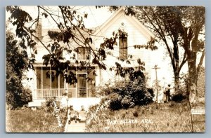 VAN BUREN AR BOB BURNS HOME VINTAGE REAL PHOTO POSTCARD RPPC