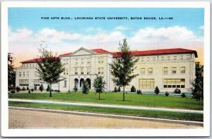 Fine Arts Building Louisiana State University Baton Rouge Louisiana LA Postcard