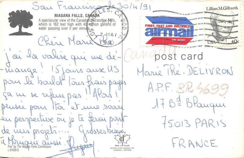 BR4699 Niagara Falls  Canada
