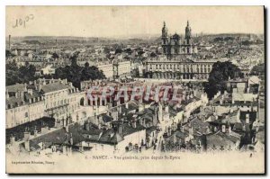 Old Postcard Nancy View genrale taken from St Epvre