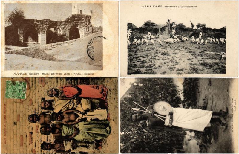 SOMALIA AFRICA 27 AFRIQUE CPA Vintage Postcards 1900-1920 period