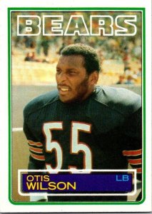 1983 Topps Football Card Otis Wilson Chicago Bears