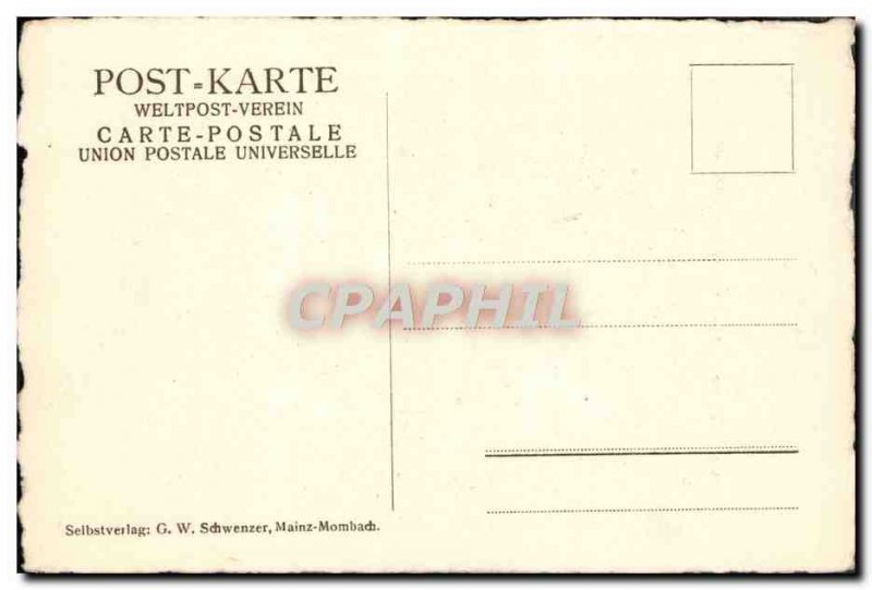 Old Postcard Mainz Augustinerstrasse