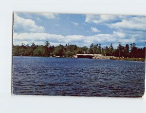 Postcard Long Island Bridge, Moultonboro Neck, Moultonborough, New Hampshire 