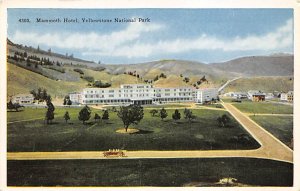 Mammoth Hotel Yellowstone National Park, USA National Parks Unused 
