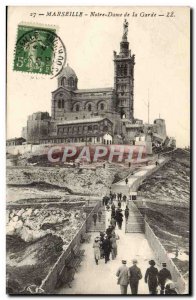 Old Postcard Marseille Notre Dame de la Garde