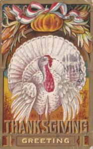 Thanksgiving With Turkey 1909