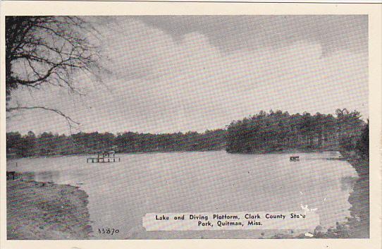 Mississippi Quitman Lake and Diving Platform Clark County State Park Dexter P...