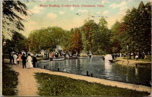 Ohio Cleveland Gordon Park Motor Boating 1910