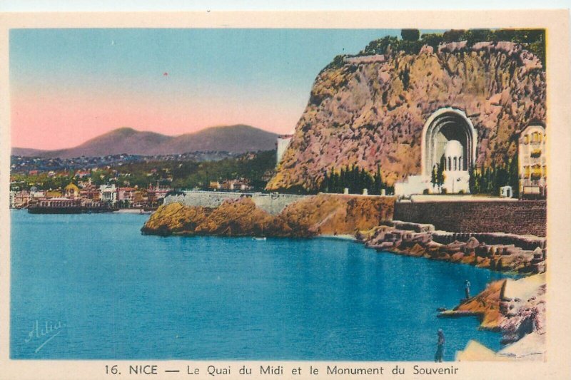 France Nice set of 17 semi-modern scenic postcards 