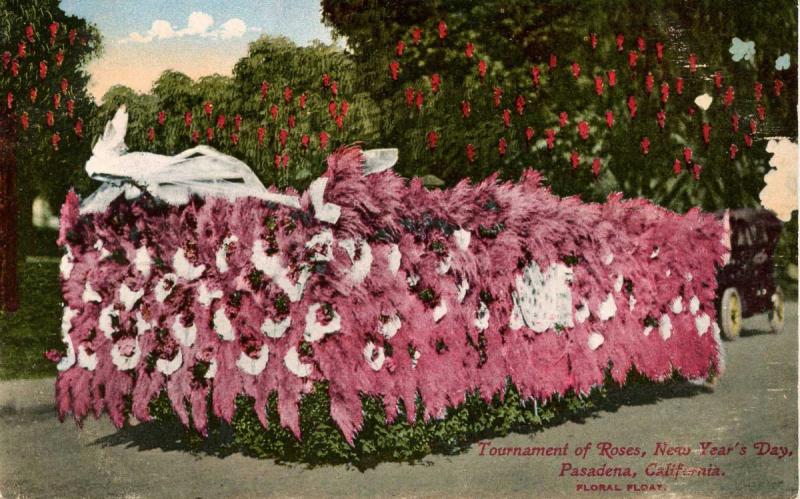 CA - Pasadena. New Year's Day Tournament of Roses. Floral Float