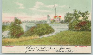 Milwaukee Wisconsin~Lake Park Grounds~c1905 Postcard