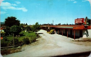 Hacienda Motel Coeur d'Alene Idaho Postcard