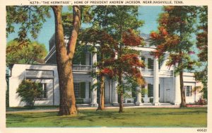 The Hermitage Pres. Andrew Jackson Home Nashville Tennessee Vintage Postcard