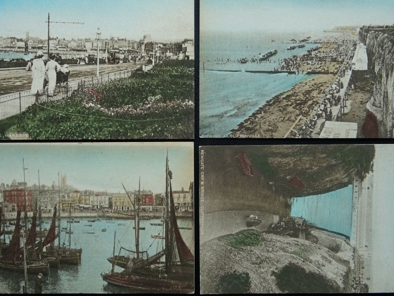 Kent MARGATE Collection of 4 c1908 Postcard by R.A. Series