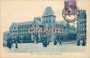 Old Postcard Metz Main Post Office