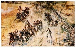 Pennsylvania  Gettysburg Battle painted by Paul Philippoteaux