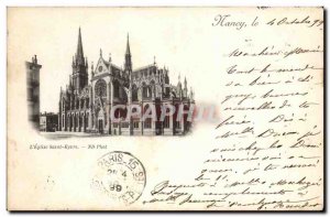 Old Postcard Nancy L & # 39Eglise Saint Epvre