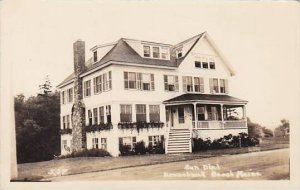 Maine Kennebunk Beach Sun Dial Hotel 1941 Real Photo