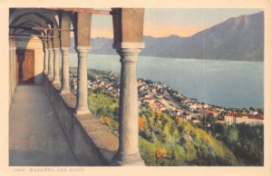 Switzerland Madonna del Sasso vintage postcard