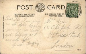 Antique 1912 SALISBURY WILTSHIRE Historical Multi-View GEL Postcard