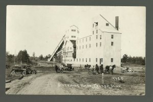 Crosby MINNESOTA RPPC c1920s IRON ORE MINING Mine SINTERING PLANT nr Brainerd