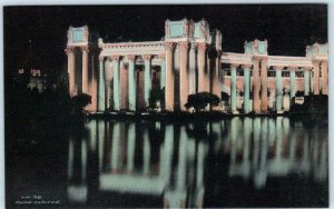 PPIE Panama Pacific Expo 1915 PALACE OF FINE ARTS  Handcolored Weidner Postcard