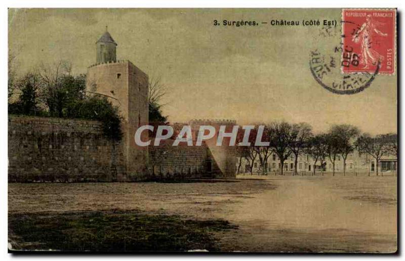 Surgeres Postcard Old Castle (West Coast)